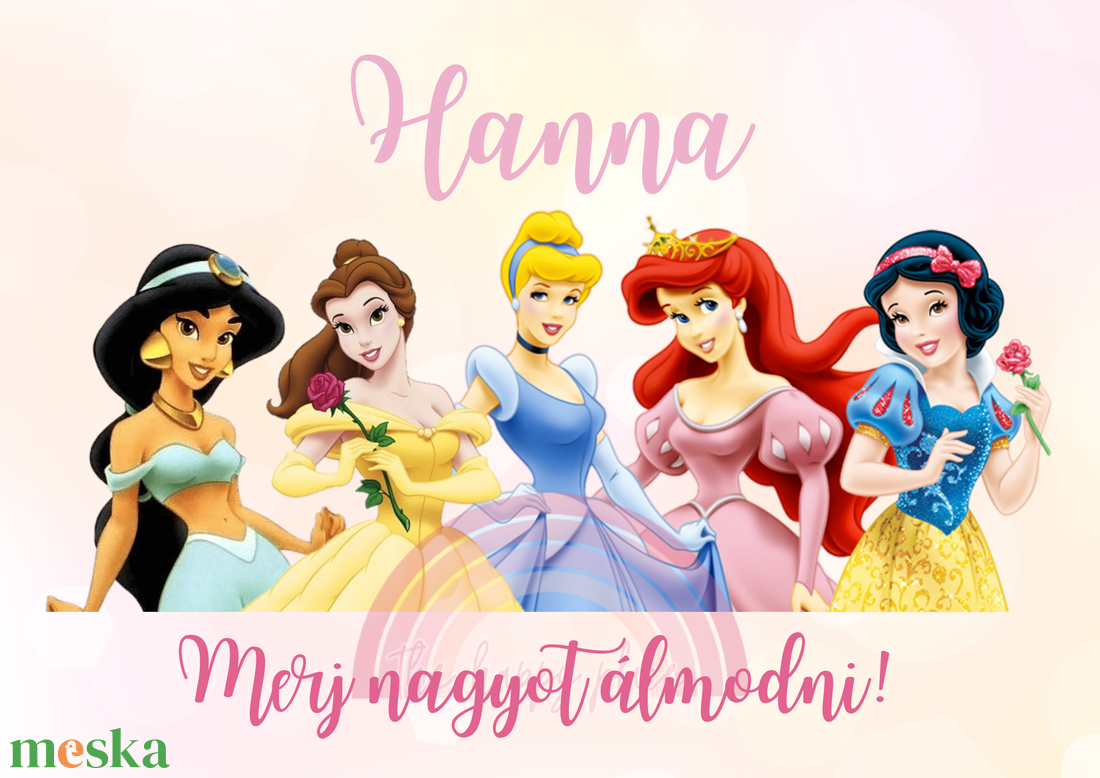 Gyereknapi ajándék 8. / Disney hercegnős kép / Ajándék gyermeknapra / Fali dekoráció, falikép / digitális,nyomat / A4,A3 - otthon & életmód - dekoráció - kép & falikép - poszter - Meska.hu