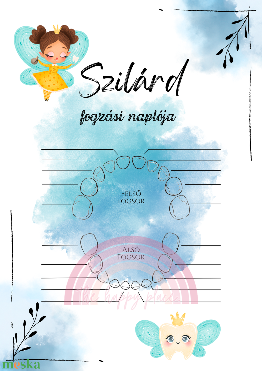 Fogzási napló / Első fogak / Tejfogak / Emlék 1.. - otthon & életmód - papír, írószer - jegyzetfüzet & napló - Meska.hu Fogzási napló / Első fogak / Tejfogak / Emlék 1.. - otthon & életmód - papír, írószer - jegyzetfüzet & napló - Meska.hu