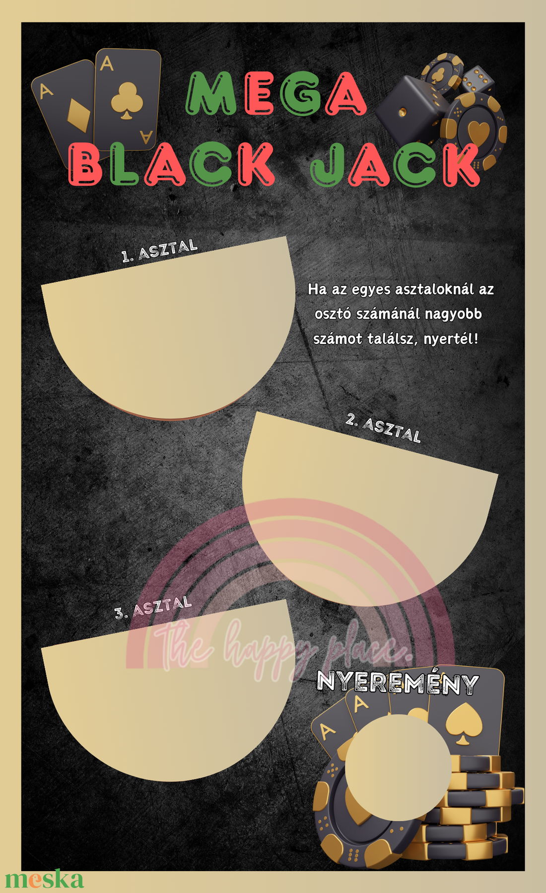Mega Black Jack kaparós kártya / Ajándék, születésnap, névnap, ünnep, céges, legénybúcsú / Egyedi kaparós sorsjegy - otthon & életmód - papír, írószer - Meska.hu Mega Black Jack kaparós kártya / Ajándék, születésnap, névnap, ünnep, céges, legénybúcsú / Egyedi kaparós sorsjegy - otthon & életmód - papír, írószer - Meska.hu