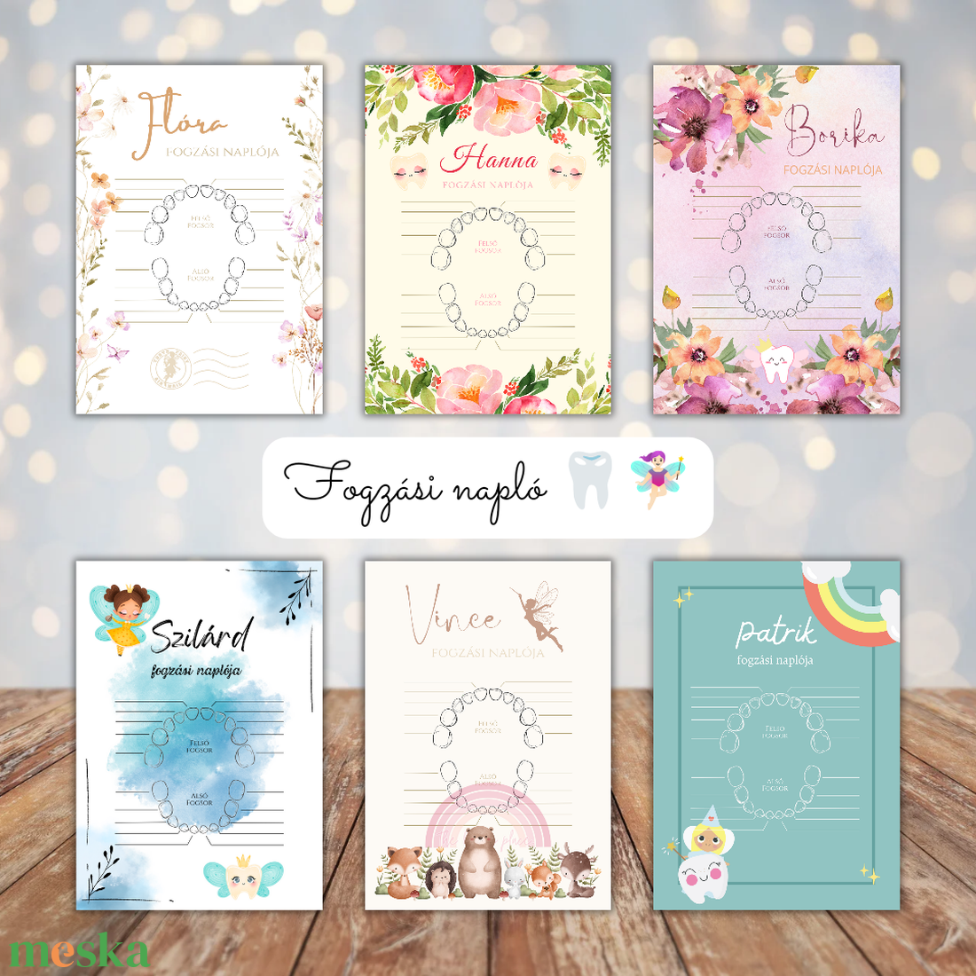 Fogzási napló / Első fogak / Tejfogak / Emlék 1.. - otthon & életmód - papír, írószer - jegyzetfüzet & napló - Meska.hu Fogzási napló / Első fogak / Tejfogak / Emlék 1.. - otthon & életmód - papír, írószer - jegyzetfüzet & napló - Meska.hu
