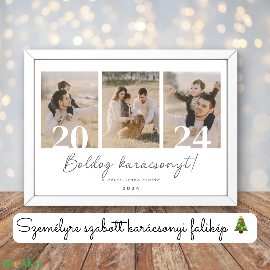 Karácsonyi kép 27. / Családi képkollázs / Fényképes falikép / Fali dekoráció, falikép / digitális, nyomat / A4, A3 - karácsony - karácsonyi lakásdekoráció - karácsonyi lakásdíszek - Meska.hu Karácsonyi kép 27. / Családi képkollázs / Fényképes falikép / Fali dekoráció, falikép / digitális, nyomat / A4, A3 - karácsony - karácsonyi lakásdekoráció - karácsonyi lakásdíszek - Meska.hu