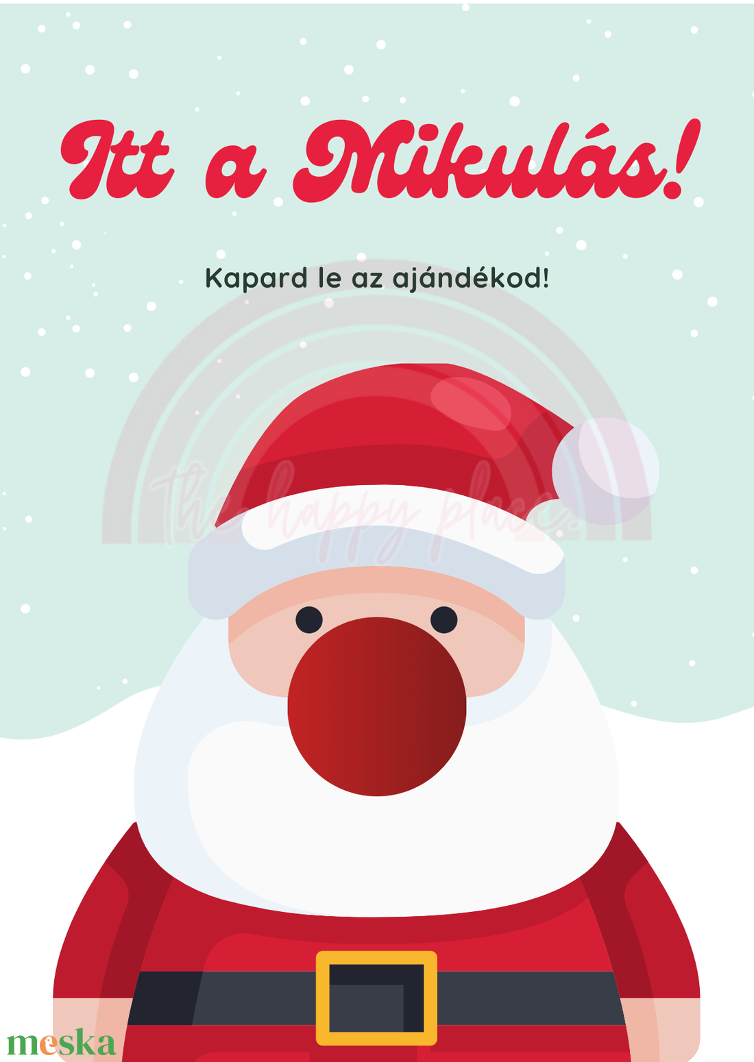 Mikulás kaparós kártya 1. / Ajándék / Kaparós sorsjegy / Karácsonyi kártya - karácsony - mikulás - mikulás ajándékok - Meska.hu