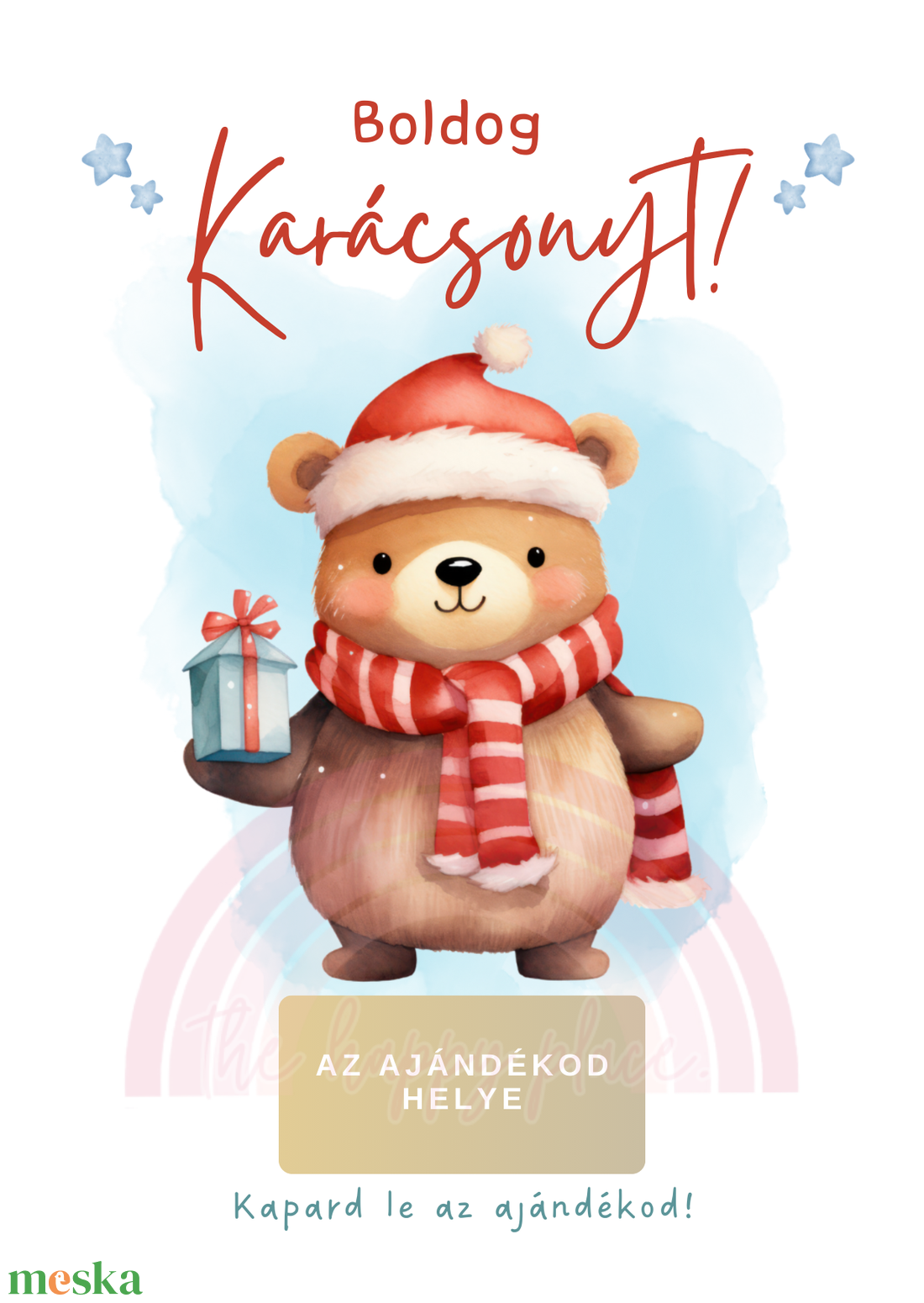 Karácsonyi kaparós kártya 12. / Ajándék, meglepetés / Kaparós sorsjegy / Karácsonyi ajándék - karácsony - karácsonyi ajándékozás - karácsonyi képeslap, üdvözlőlap, ajándékkísérő - Meska.hu Karácsonyi kaparós kártya 12. / Ajándék, meglepetés / Kaparós sorsjegy / Karácsonyi ajándék - karácsony - karácsonyi ajándékozás - karácsonyi képeslap, üdvözlőlap, ajándékkísérő - Meska.hu