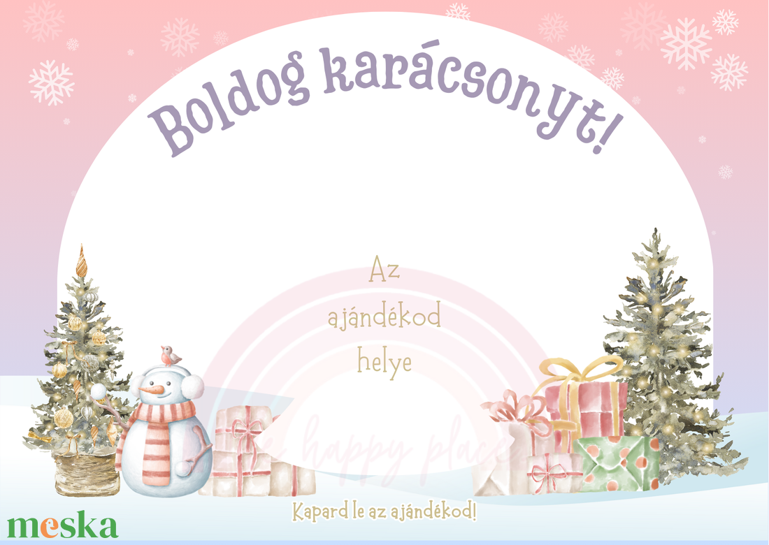 Karácsonyi kaparós kártya 33. / Ajándék, meglepetés / Kaparós sorsjegy / Karácsonyi ajándék - karácsony - karácsonyi ajándékozás - karácsonyi képeslap, üdvözlőlap, ajándékkísérő - Meska.hu Karácsonyi kaparós kártya 33. / Ajándék, meglepetés / Kaparós sorsjegy / Karácsonyi ajándék - karácsony - karácsonyi ajándékozás - karácsonyi képeslap, üdvözlőlap, ajándékkísérő - Meska.hu