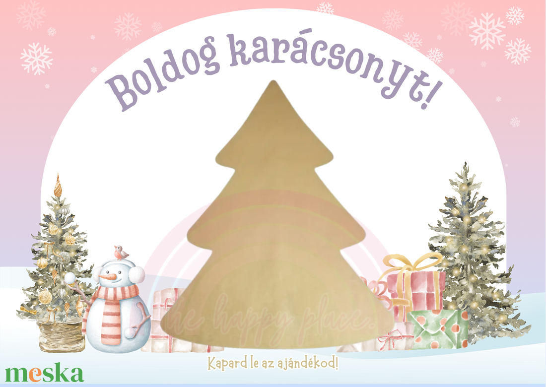 Karácsonyi kaparós kártya 33. / Ajándék, meglepetés / Kaparós sorsjegy / Karácsonyi ajándék - karácsony - karácsonyi ajándékozás - karácsonyi képeslap, üdvözlőlap, ajándékkísérő - Meska.hu Karácsonyi kaparós kártya 33. / Ajándék, meglepetés / Kaparós sorsjegy / Karácsonyi ajándék - karácsony - karácsonyi ajándékozás - karácsonyi képeslap, üdvözlőlap, ajándékkísérő - Meska.hu