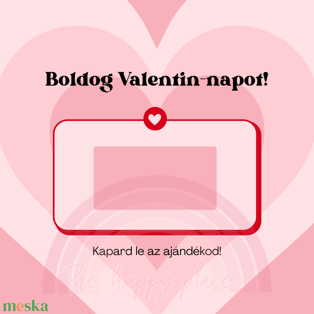 Valentin-napi kupon 2. / Kaparós sorsjegy / Valentin-napi ajándék  - otthon & életmód - papír, írószer - ajándékozás kellékei - ajándék sorsjegy - Meska.hu