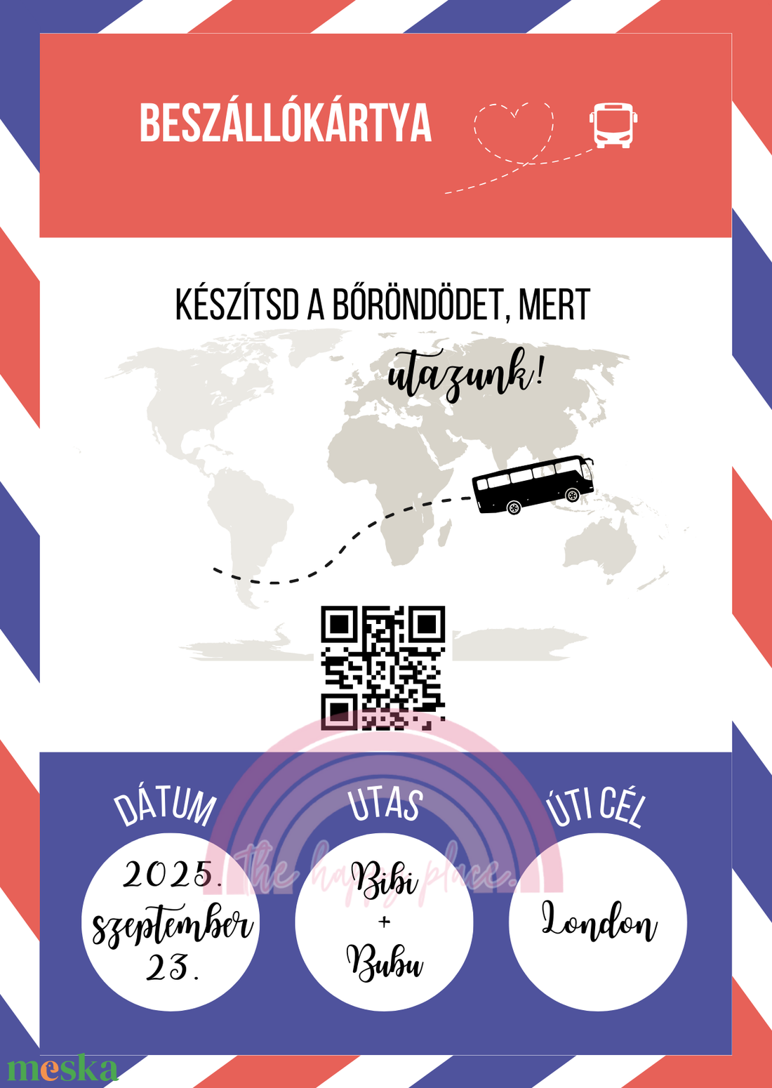 Kaparós beszállókártya QR kóddal utazáshoz / Ajándék, repülőút, buszos utazás, autóút, vonatút / Boarding pass - otthon & életmód - papír, írószer - ajándékozás kellékei - ajándék sorsjegy - Meska.hu Kaparós beszállókártya QR kóddal utazáshoz / Ajándék, repülőút, buszos utazás, autóút, vonatút / Boarding pass - otthon & életmód - papír, írószer - ajándékozás kellékei - ajándék sorsjegy - Meska.hu
