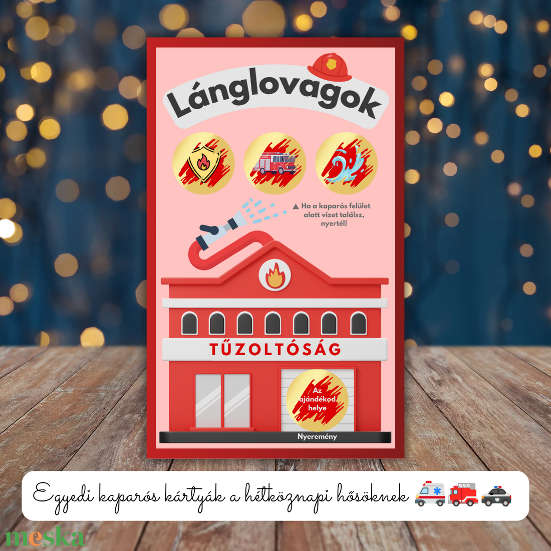 Tűzoltó kaparós kártya :) / Születésnap, névnap, céges, legénybúcsú, lánybúcsú / Baba bejelentő / Ajándék átadó - otthon & életmód - papír, írószer - ajándékozás kellékei - ajándék sorsjegy - Meska.hu Tűzoltó kaparós kártya :) / Születésnap, névnap, céges, legénybúcsú, lánybúcsú / Baba bejelentő / Ajándék átadó - otthon & életmód - papír, írószer - ajándékozás kellékei - ajándék sorsjegy - Meska.hu