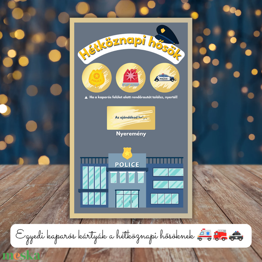 Rendőr kaparós kártya :) / Születésnap, névnap, céges, legénybúcsú, lánybúcsú / Baba bejelentő / Ajándék átadó - otthon & életmód - papír, írószer - ajándékozás kellékei - ajándék sorsjegy - Meska.hu Rendőr kaparós kártya :) / Születésnap, névnap, céges, legénybúcsú, lánybúcsú / Baba bejelentő / Ajándék átadó - otthon & életmód - papír, írószer - ajándékozás kellékei - ajándék sorsjegy - Meska.hu