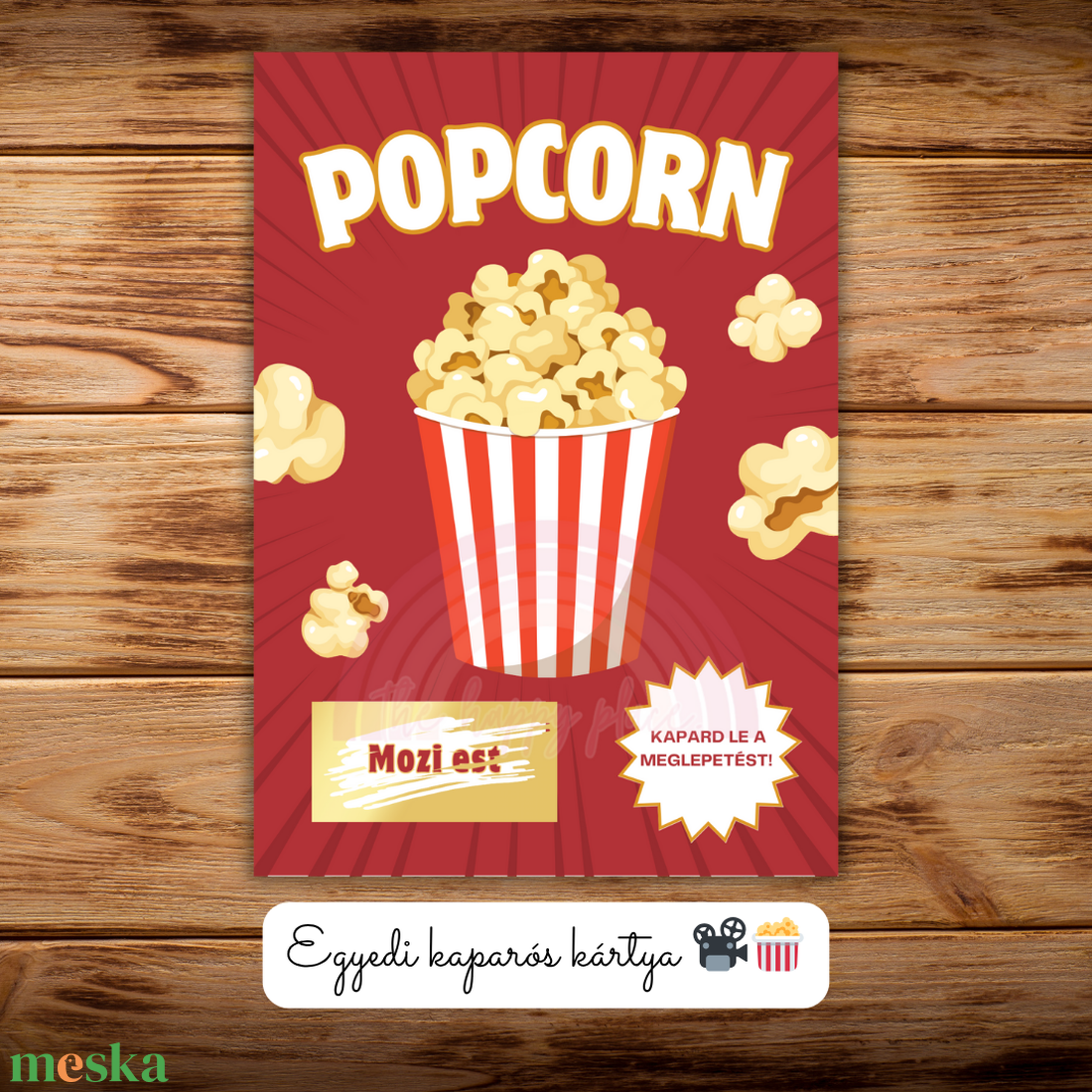 Kaparós kártya / Popcorn, moziest, randi / Ajándék, születésnap, névnap, ünnep, céges / Kaparós sorsjegy - otthon & életmód - papír, írószer - ajándékozás kellékei - ajándék sorsjegy - Meska.hu Kaparós kártya / Popcorn, moziest, randi / Ajándék, születésnap, névnap, ünnep, céges / Kaparós sorsjegy - otthon & életmód - papír, írószer - ajándékozás kellékei - ajándék sorsjegy - Meska.hu
