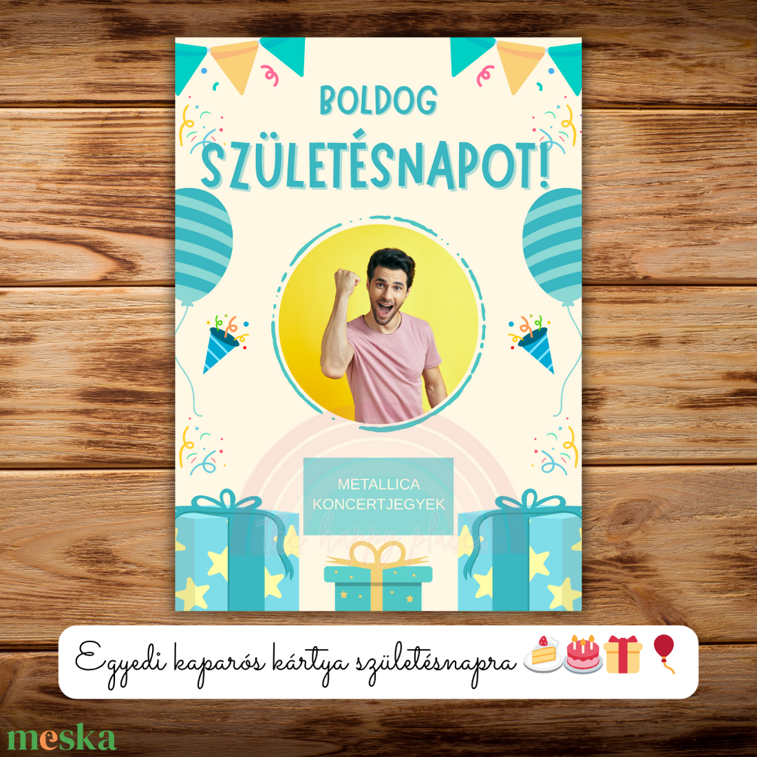 Boldog születésnapot! / Egyedi kaparós kártya / Ajándék, születésnap, névnap, ünnep, céges / Kaparós sorsjegy 2. - otthon & életmód - papír, írószer - ajándékozás kellékei - ajándék sorsjegy - Meska.hu