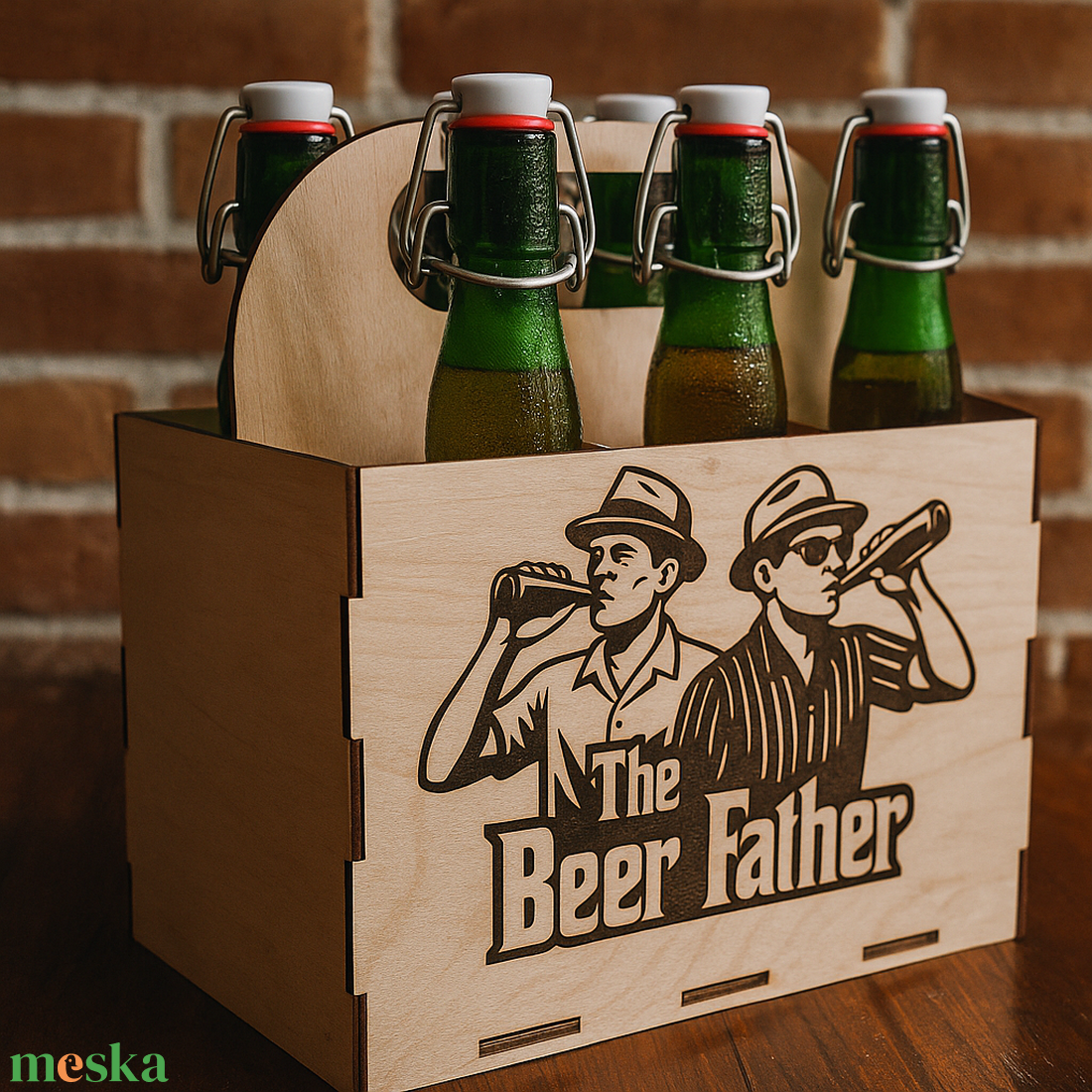The Beer Father fa sörös rekesz (6 rekesszel) - otthon & életmód - konyhafelszerelés, tálalás - italos kellékek - sörtartó - Meska.hu The Beer Father fa sörös rekesz (6 rekesszel) - otthon & életmód - konyhafelszerelés, tálalás - italos kellékek - sörtartó - Meska.hu