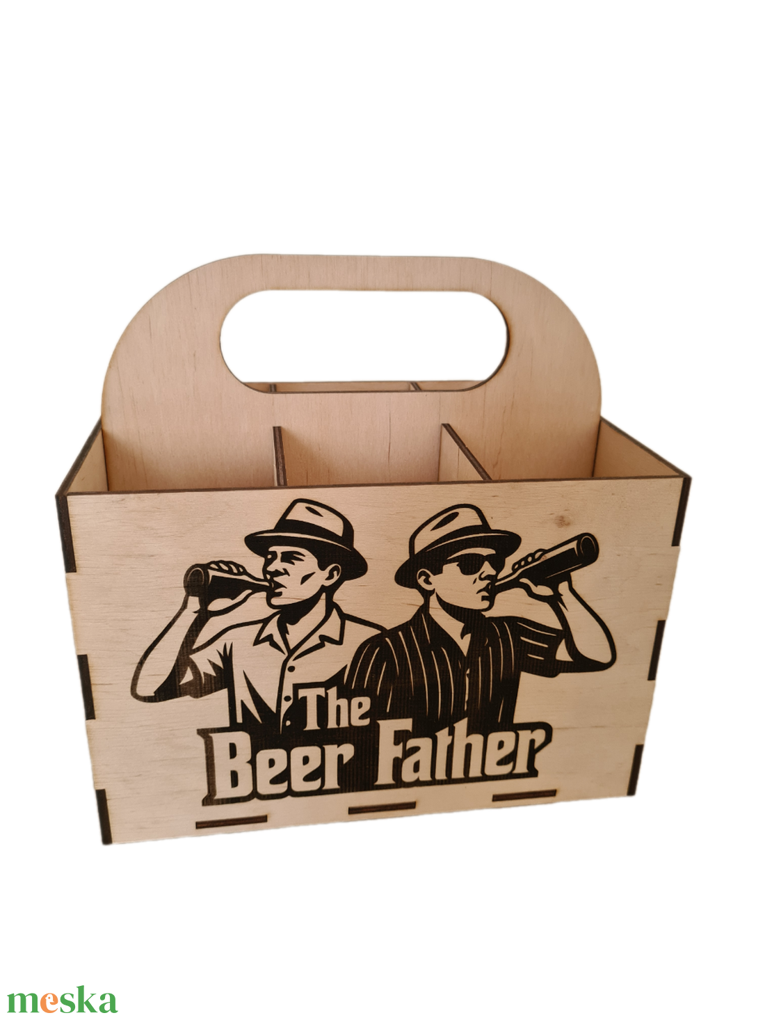 The Beer Father fa sörös rekesz (6 rekesszel) - otthon & életmód - konyhafelszerelés, tálalás - italos kellékek - sörtartó - Meska.hu The Beer Father fa sörös rekesz (6 rekesszel) - otthon & életmód - konyhafelszerelés, tálalás - italos kellékek - sörtartó - Meska.hu
