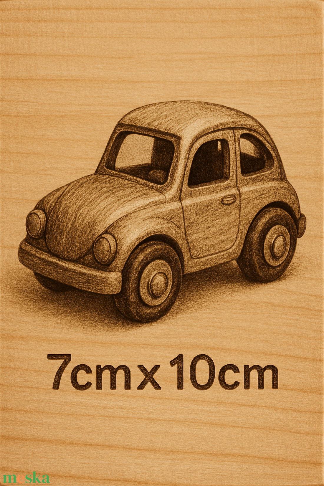 Fába gravírozott 7x10cm fénykép - esküvő - emlék & ajándék - album & fotóalbum - Meska.hu