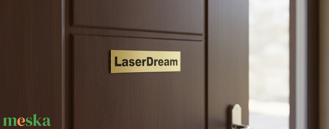 Egyedi Ajtónévtábla  Szállítás Akár 590 Ft!  Arany/Ezüst - otthon & életmód - ház & kert - névtábla - Meska.hu