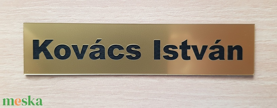 Egyedi Ajtónévtábla  Szállítás Akár 590 Ft!  Arany/Ezüst - otthon & életmód - ház & kert - névtábla - Meska.hu