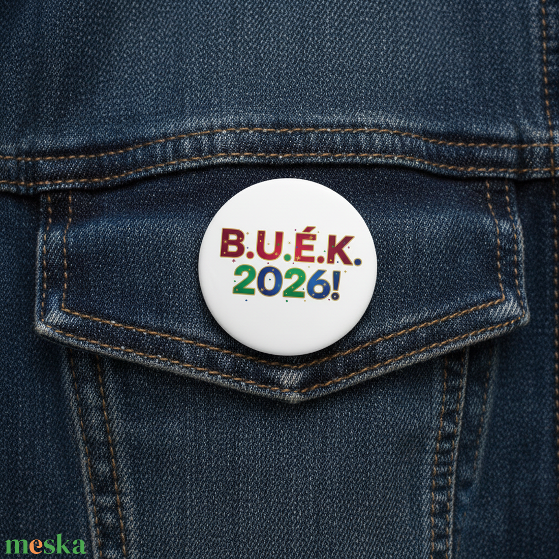 Szilvesztert Kitűző  2026  Szállítás Akár 500 Ft!  2 Méretben - ékszer - kitűző és bross - Meska.hu