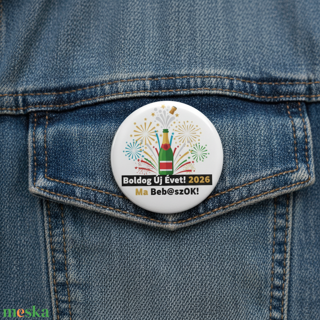 Vicces Szilveszteri Kitűző  Szállítás Akár 500 Ft! - ékszer - kitűző és bross - Meska.hu