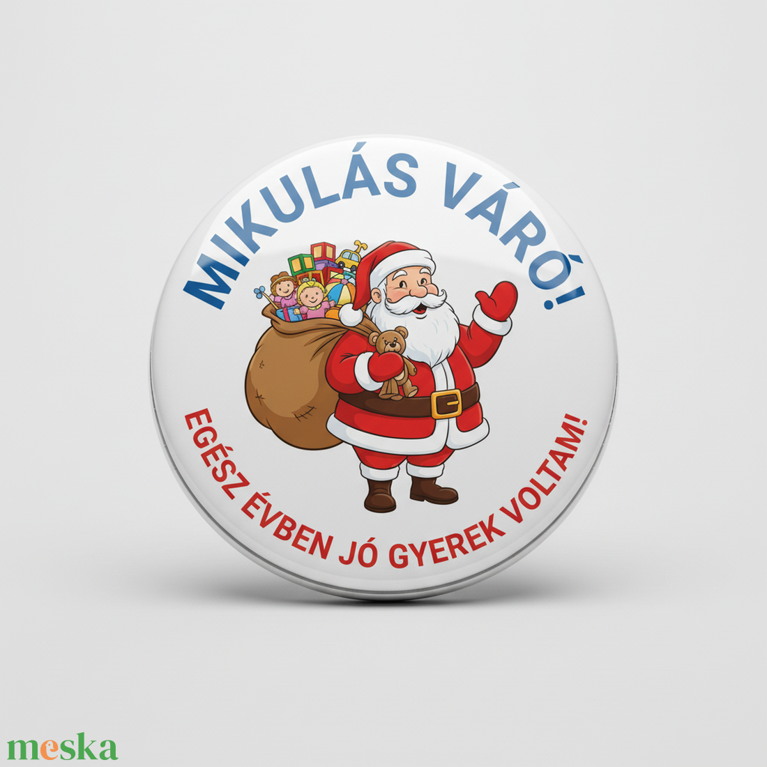 Cuki Mikulásos Kitűző Gyerekeknek  Posta Akár 500 Ft! - ékszer - kitűző és bross - Meska.hu