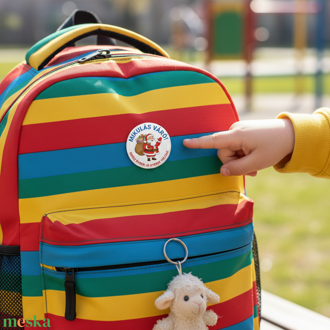 Cuki Mikulásos Kitűző Gyerekeknek  Posta Akár 500 Ft! - ékszer - kitűző és bross - Meska.hu