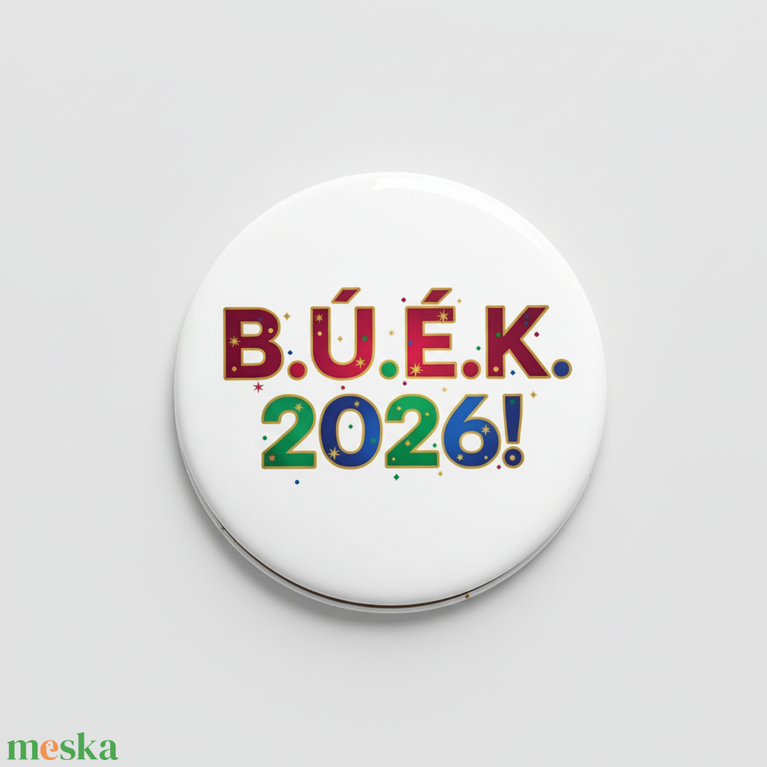 Szilvesztert Kitűző  2026 � Szállítás Akár 500 Ft! � 2 Méretben - ékszer - kitűző és bross - Meska.hu