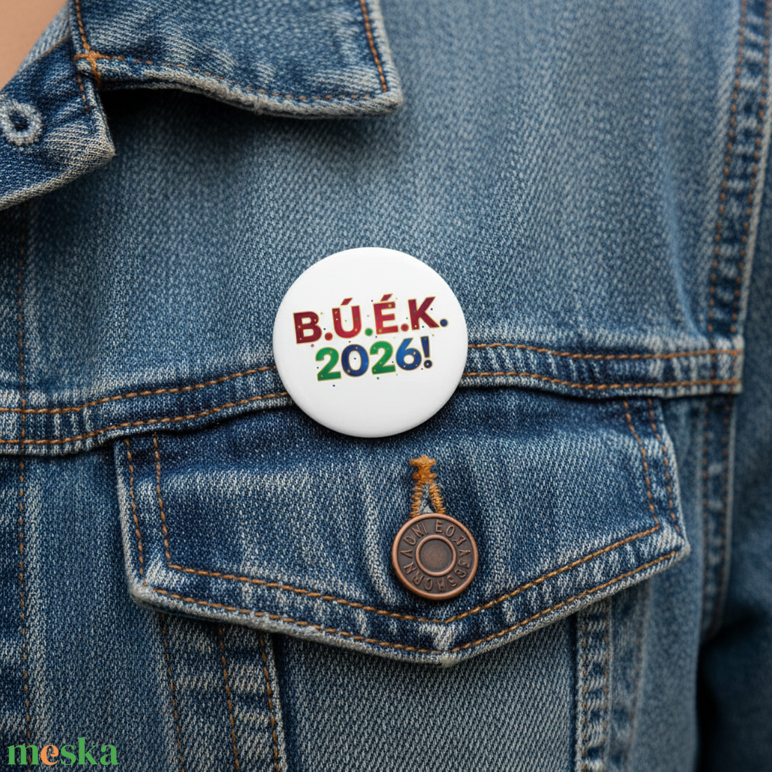 Szilvesztert Kitűző  2026 � Szállítás Akár 500 Ft! � 2 Méretben - ékszer - kitűző és bross - Meska.hu