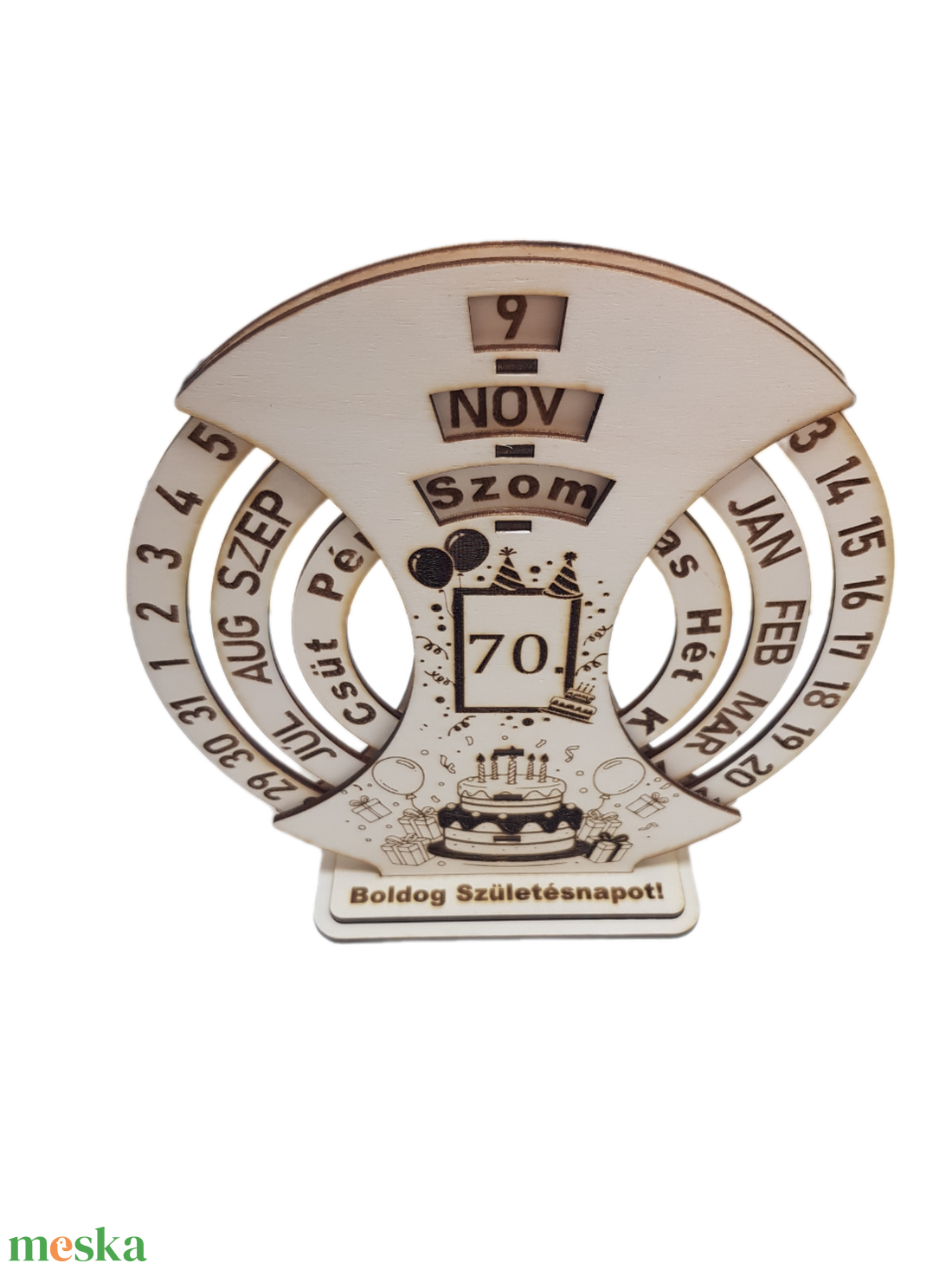 Személyre Szabott Szülinapi Öröknaptár - otthon & életmód - dekoráció - fali és függő dekoráció - falinaptár & öröknaptár - Meska.hu