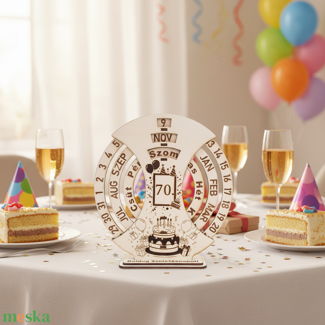 Személyre Szabott Szülinapi Öröknaptár - otthon & életmód - dekoráció - fali és függő dekoráció - falinaptár & öröknaptár - Meska.hu