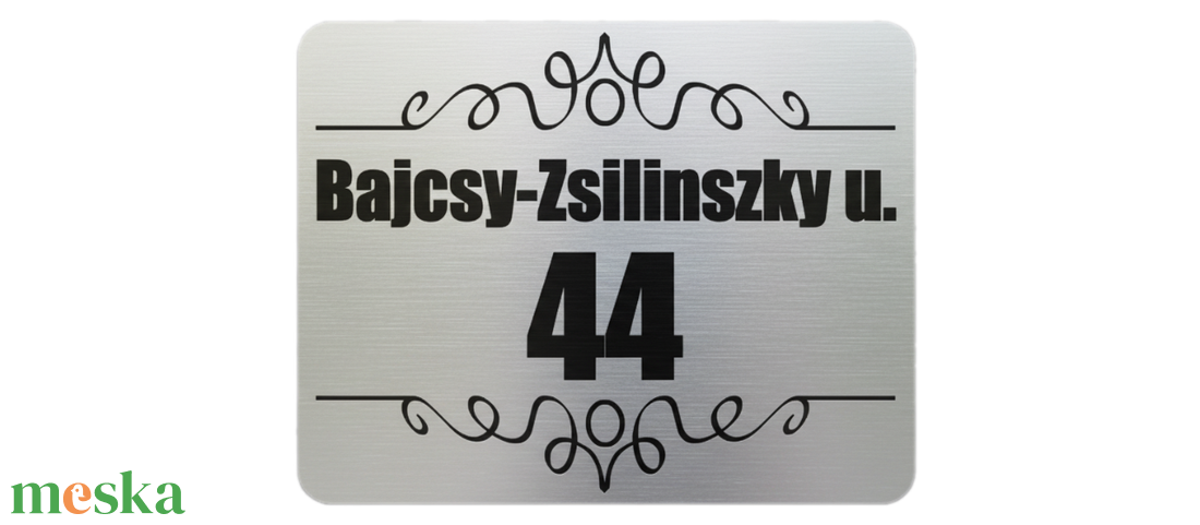 Házszám Tábla  Kültéri, Időtálló Kivitel (Több Méret és Stílus) - otthon & életmód - ház & kert - házszám - Meska.hu