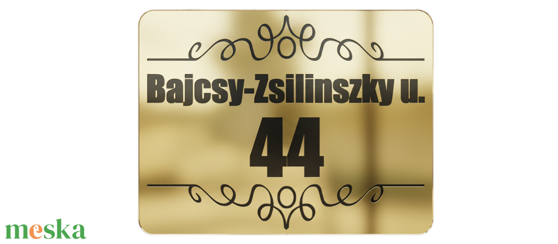 Házszám Tábla  Kültéri, Időtálló Kivitel (Több Méret és Stílus) - otthon & életmód - ház & kert - házszám - Meska.hu