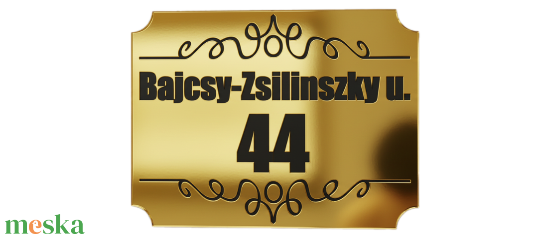 Házszám Tábla  Kültéri, Időtálló Kivitel (Több Méret és Stílus) - otthon & életmód - ház & kert - házszám - Meska.hu