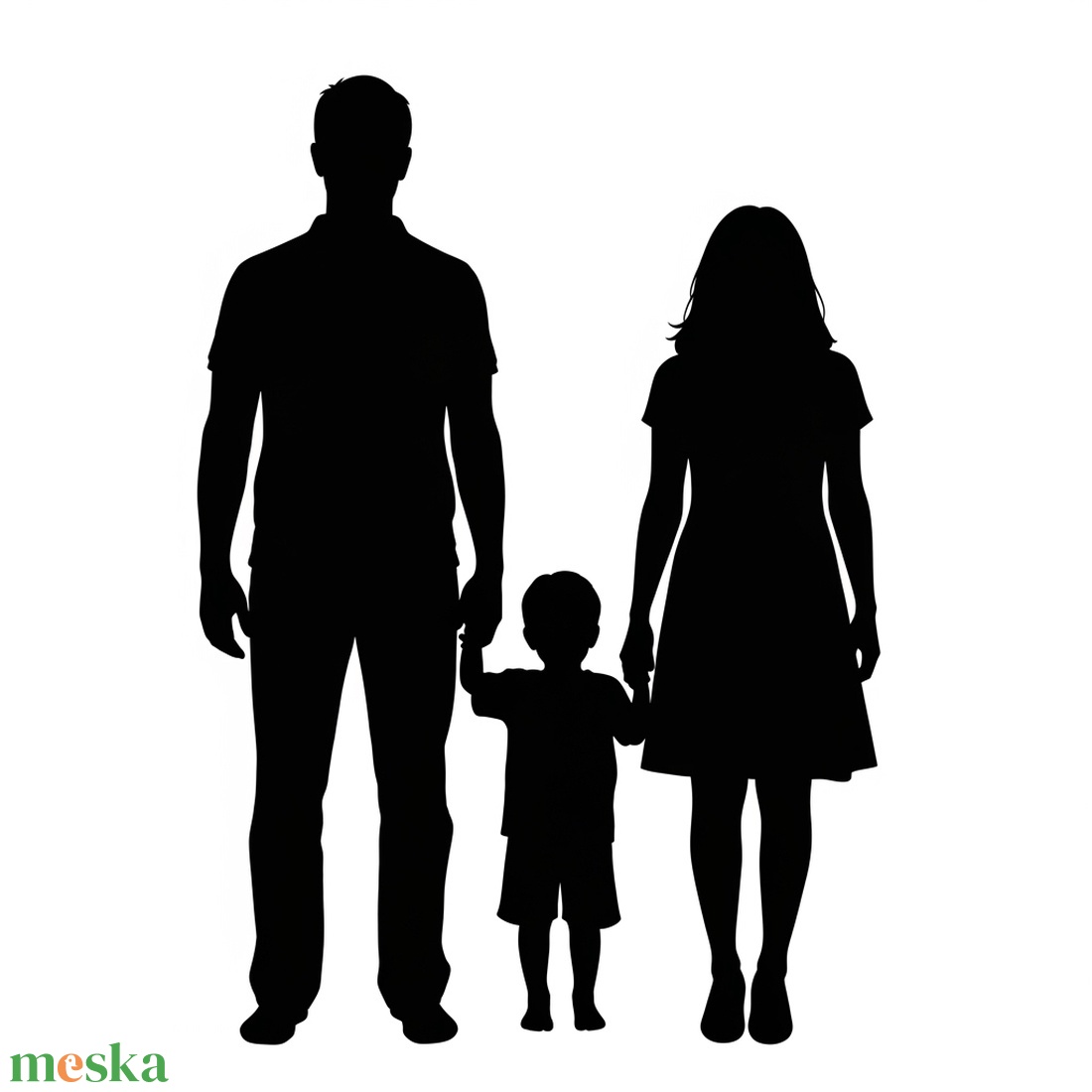 A fa koronája: Kézműves Karácsonyfa CSÚCSDÍSZ Személyre Szabott Családi Sziluettel - karácsony - karácsonyi lakásdekoráció - karácsonyfadíszek - Meska.hu