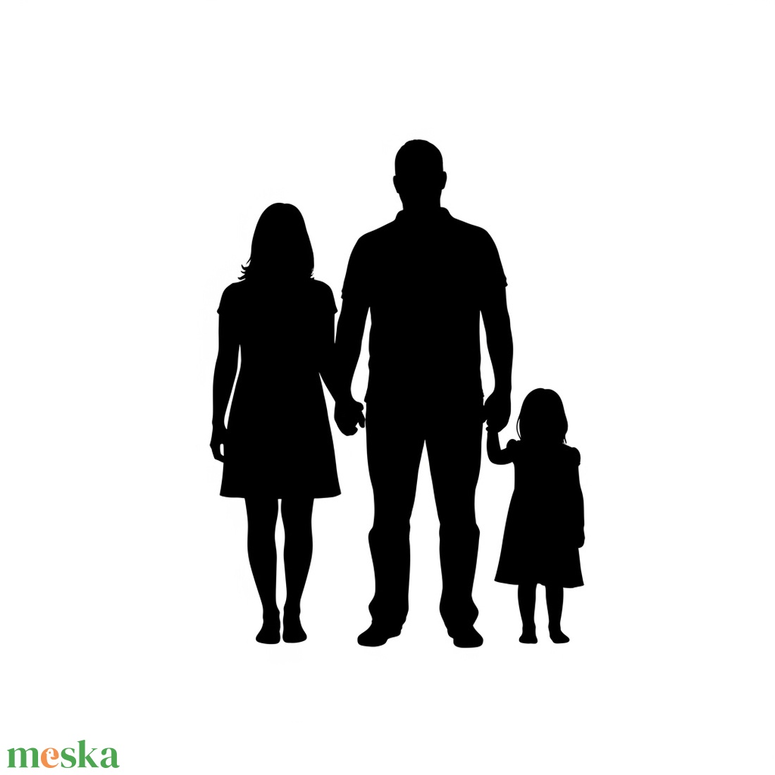 A fa koronája: Kézműves Karácsonyfa CSÚCSDÍSZ Személyre Szabott Családi Sziluettel - karácsony - karácsonyi lakásdekoráció - karácsonyfadíszek - Meska.hu