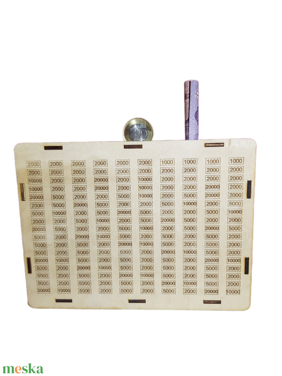 Motivációs Fa Persely � 1 Millió Forint Challenge Követő Doboz - otthon & életmód - dekoráció - asztal és polc dekoráció - persely - Meska.hu