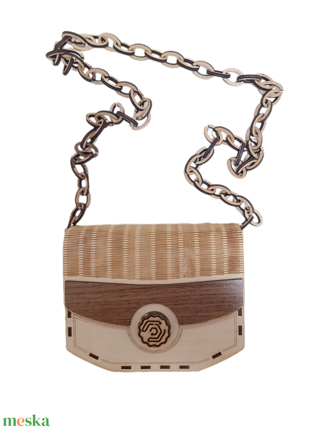 Különleges Fa Kistáska � Egyedi, Lézervágott Női Táska - táska & tok - kézitáska & válltáska - válltáska - Meska.hu