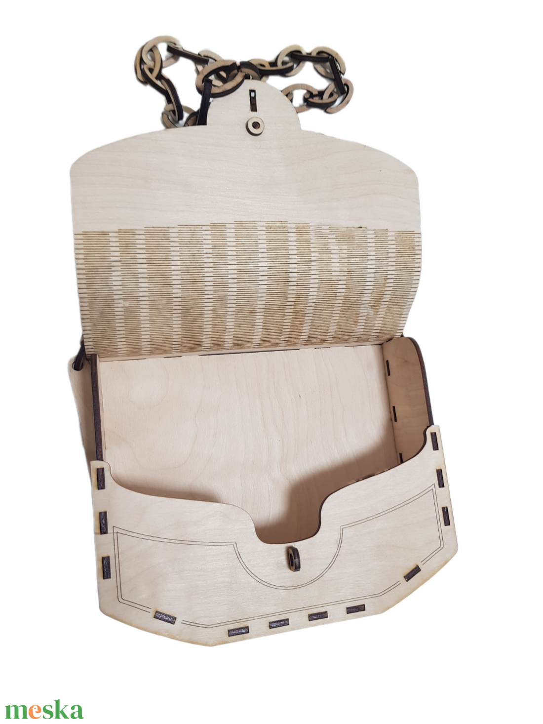 Különleges Fa Kistáska � Egyedi, Lézervágott Női Táska - táska & tok - kézitáska & válltáska - válltáska - Meska.hu