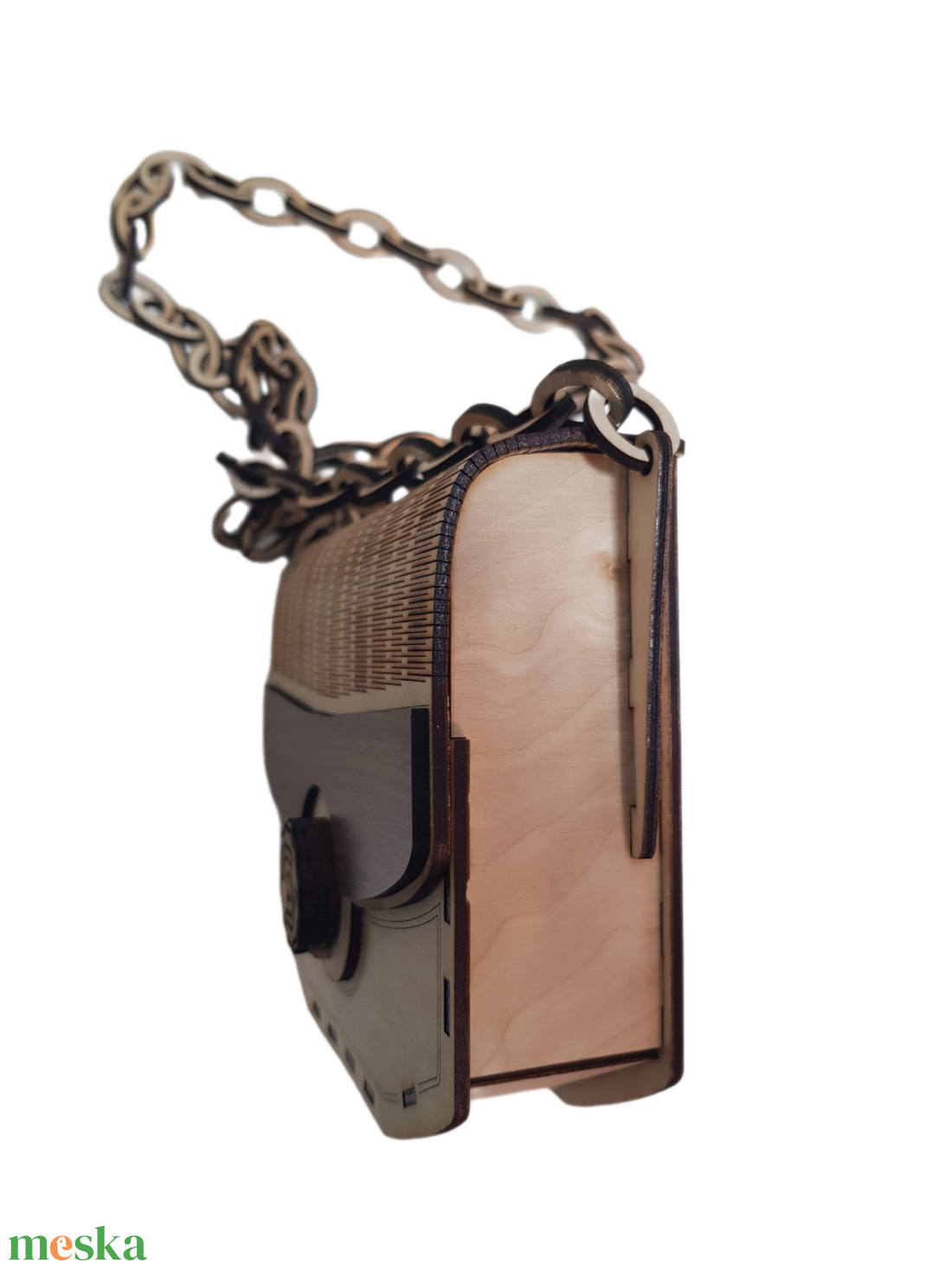 Különleges Fa Kistáska � Egyedi, Lézervágott Női Táska - táska & tok - kézitáska & válltáska - válltáska - Meska.hu