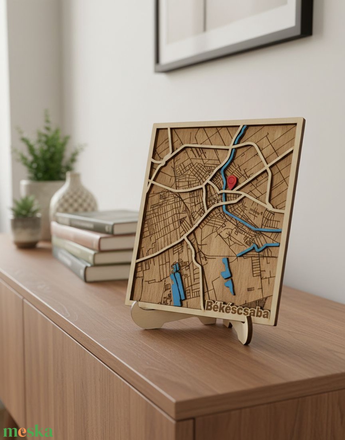 Többrétegű Egyedi Fa Térkép � A Te kedvenc helyed, 3D-ben - otthon & életmód - dekoráció - fali és függő dekoráció - térkép - Meska.hu