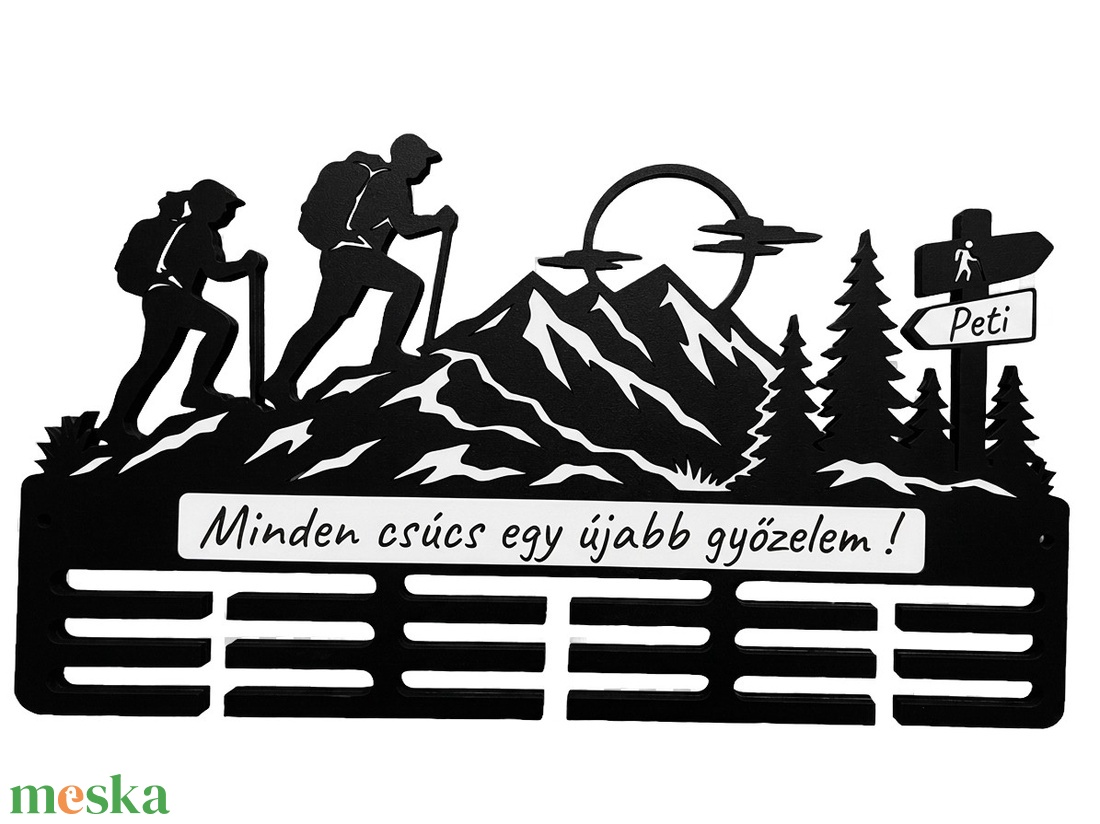 Ritkaság! Túrázós Éremtartó a természet szerelmeseinek ! - otthon & életmód - dekoráció - fali és függő dekoráció - éremtartó - Meska.hu