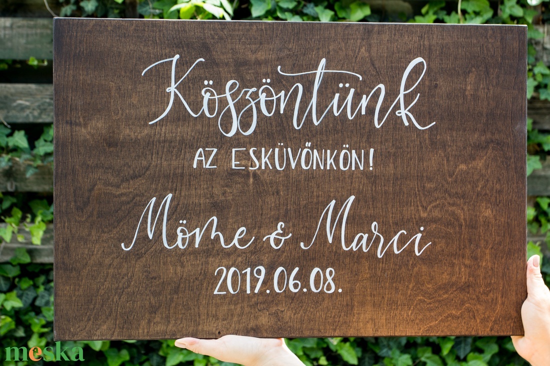 Esküvői köszöntő tábla - esküvő - dekoráció - tábla & jelzés - Meska.hu Esküvői köszöntő tábla - esküvő - dekoráció - tábla & jelzés - Meska.hu