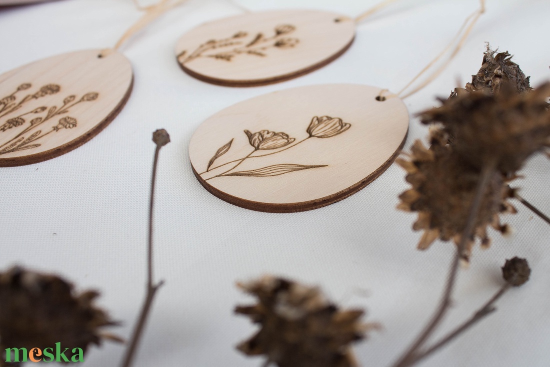 Húsvéti tojásdísz 6 darabos csomagban - otthon & életmód - dekoráció - fali és függő dekoráció - függődísz - Meska.hu