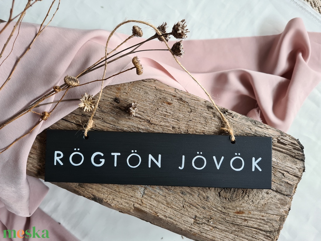Rögtön jövök tábla - otthon & életmód - dekoráció - ajtó- és ablak dekoráció - ajtótábla - Meska.hu Rögtön jövök tábla - otthon & életmód - dekoráció - ajtó- és ablak dekoráció - ajtótábla - Meska.hu