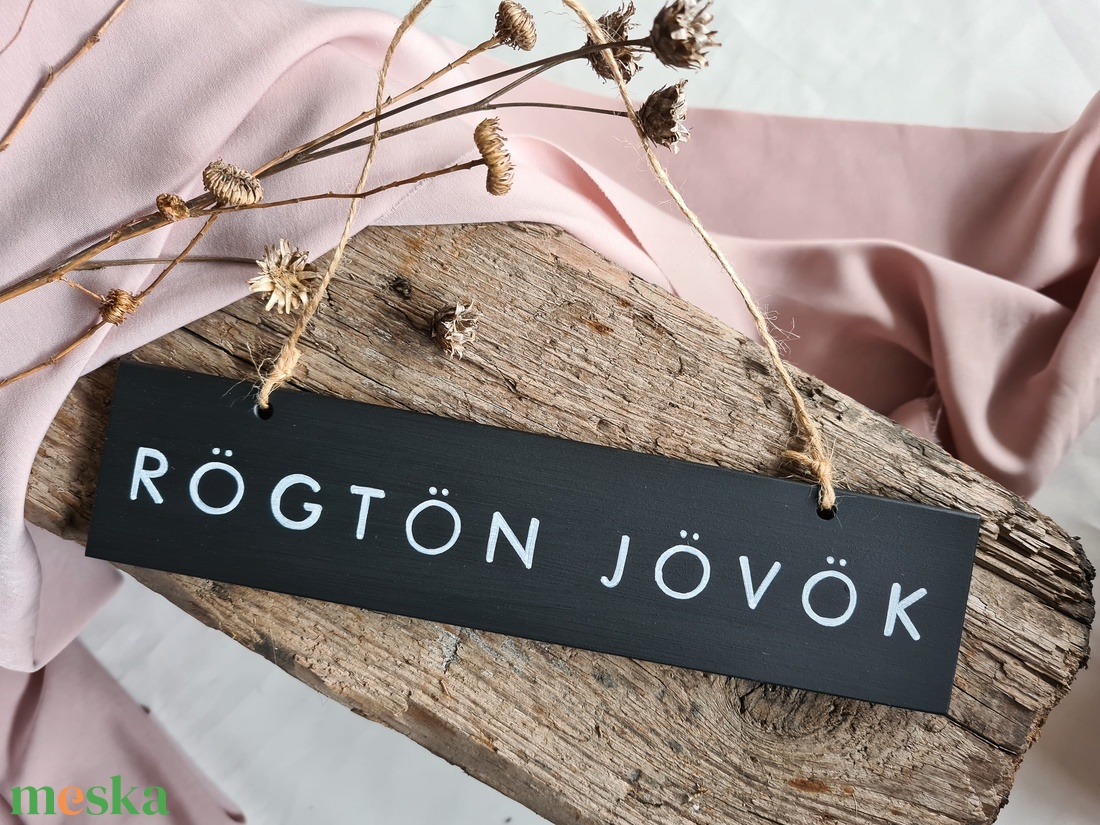 Rögtön jövök tábla - otthon & életmód - dekoráció - ajtó- és ablak dekoráció - ajtótábla - Meska.hu Rögtön jövök tábla - otthon & életmód - dekoráció - ajtó- és ablak dekoráció - ajtótábla - Meska.hu