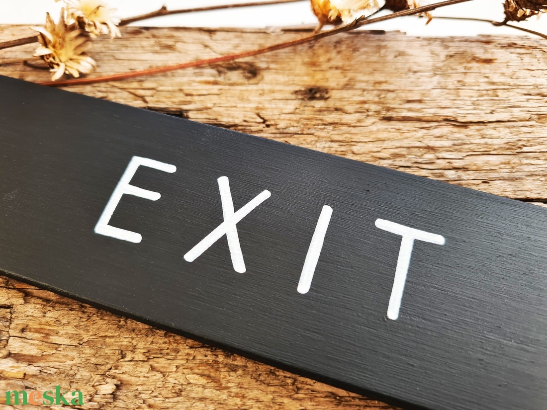 Exit tábla, exit öntapadós ajtó tábla - otthon & életmód - dekoráció - ajtó- és ablak dekoráció - ajtótábla - Meska.hu Exit tábla, exit öntapadós ajtó tábla - otthon & életmód - dekoráció - ajtó- és ablak dekoráció - ajtótábla - Meska.hu