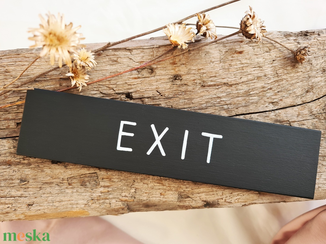 Exit tábla, exit öntapadós ajtó tábla - otthon & életmód - dekoráció - ajtó- és ablak dekoráció - ajtótábla - Meska.hu Exit tábla, exit öntapadós ajtó tábla - otthon & életmód - dekoráció - ajtó- és ablak dekoráció - ajtótábla - Meska.hu