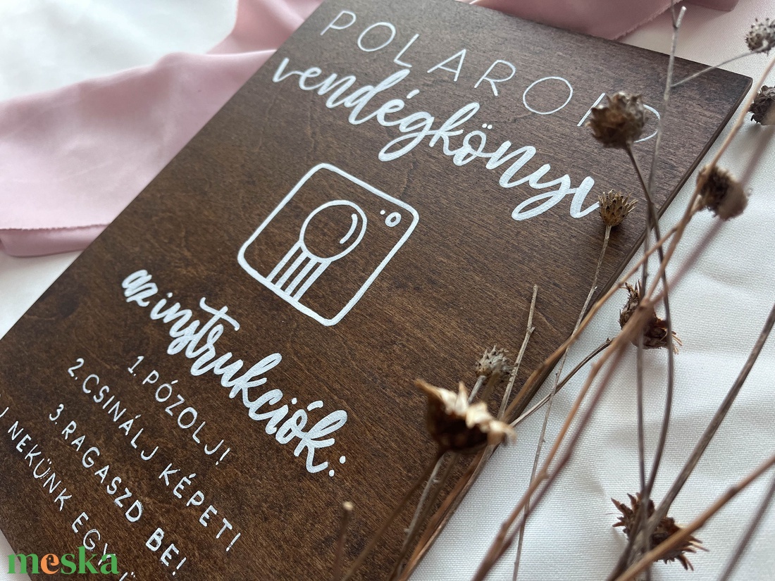 Polaroid vendégkönyv, esküvői fotósarok tábla - esküvő - dekoráció - helyszíni dekor - Meska.hu Polaroid vendégkönyv, esküvői fotósarok tábla - esküvő - dekoráció - helyszíni dekor - Meska.hu