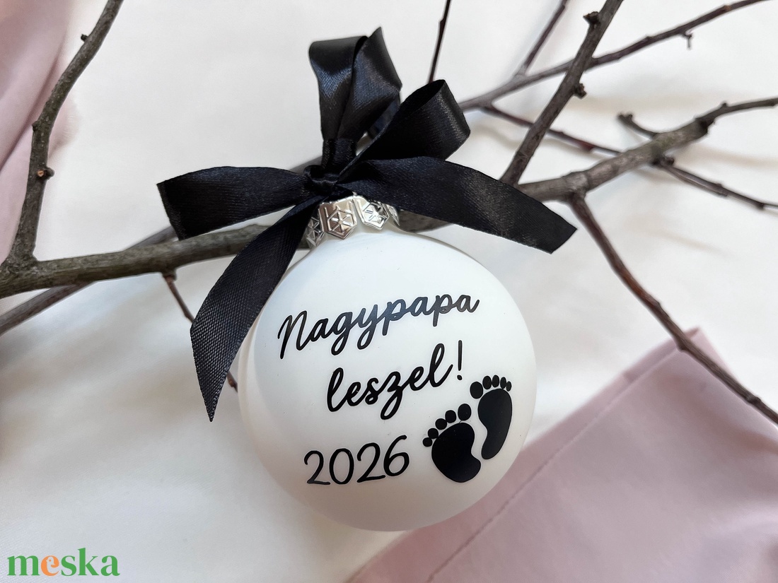 Nagyszülős bababejelentő karácsonyfadísz - karácsony - karácsonyi lakásdekoráció - karácsonyfadíszek - Meska.hu Nagyszülős bababejelentő karácsonyfadísz - karácsony - karácsonyi lakásdekoráció - karácsonyfadíszek - Meska.hu