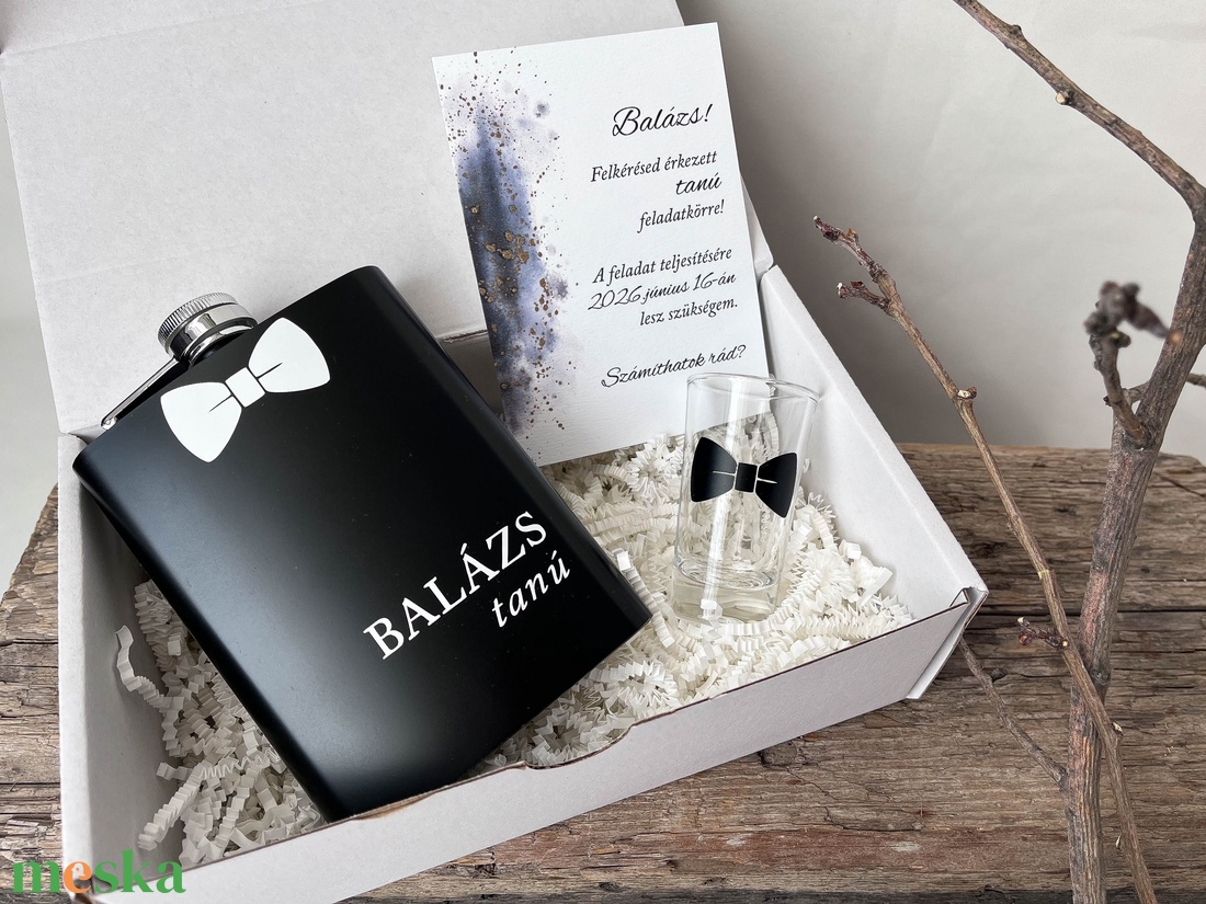 Férfi tanúfelkérő csomag, tanú felkérő szett esküvőre - esküvő - meghívó & kártya - tanú felkérő - Meska.hu