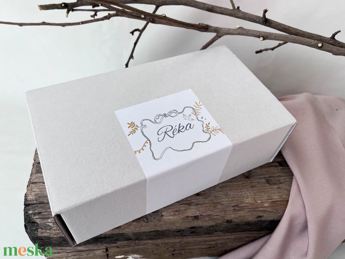 Koszorúslány felkérő ajándékcsomag, egyedi tanúfelkérő szett - fehér-zöld - esküvő - meghívó & kártya - tanú felkérő - Meska.hu