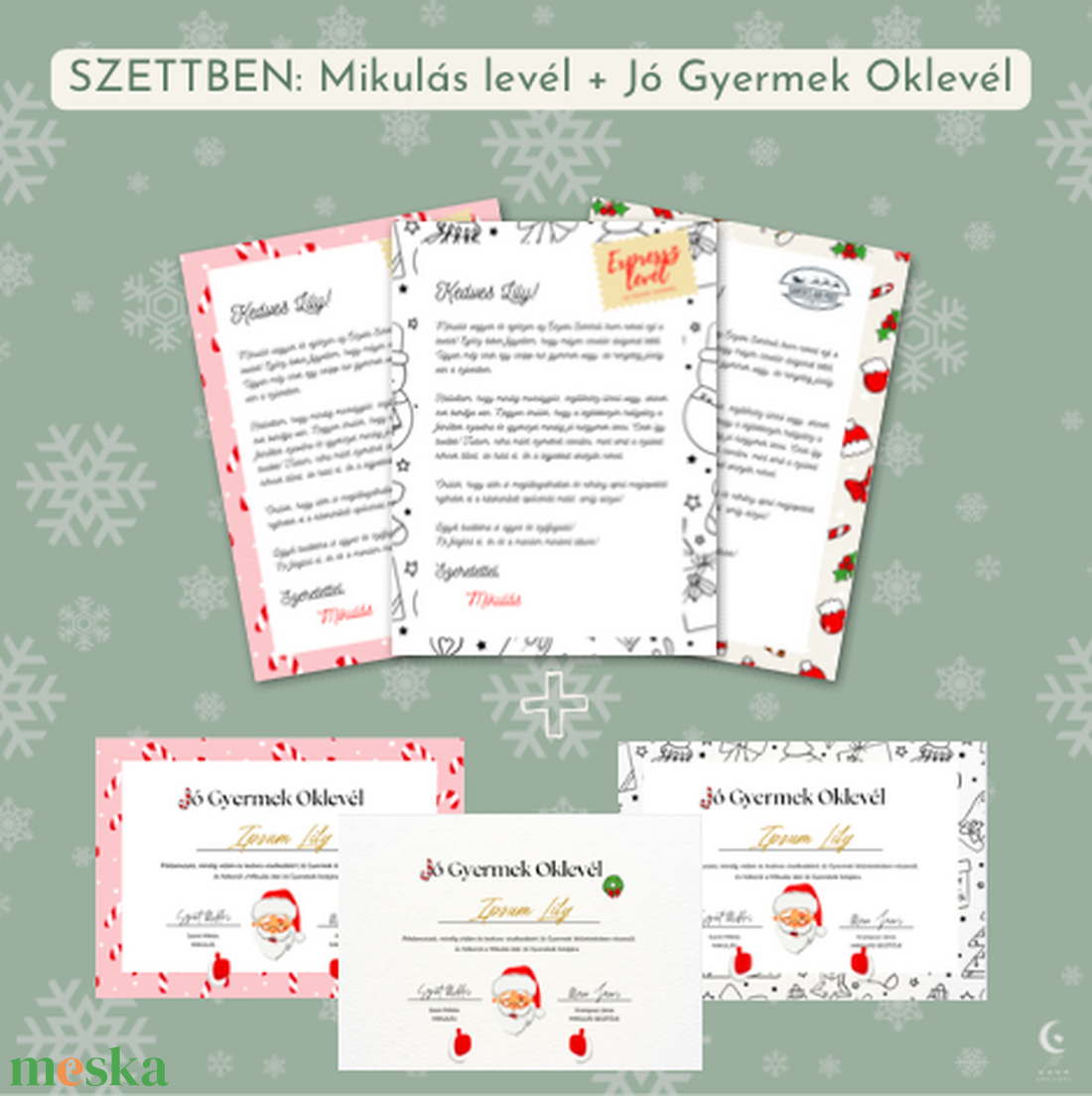 Mikuláslevél/Levél a Télapótól - karácsony - mikulás - mikulás ajándékok - Meska.hu
